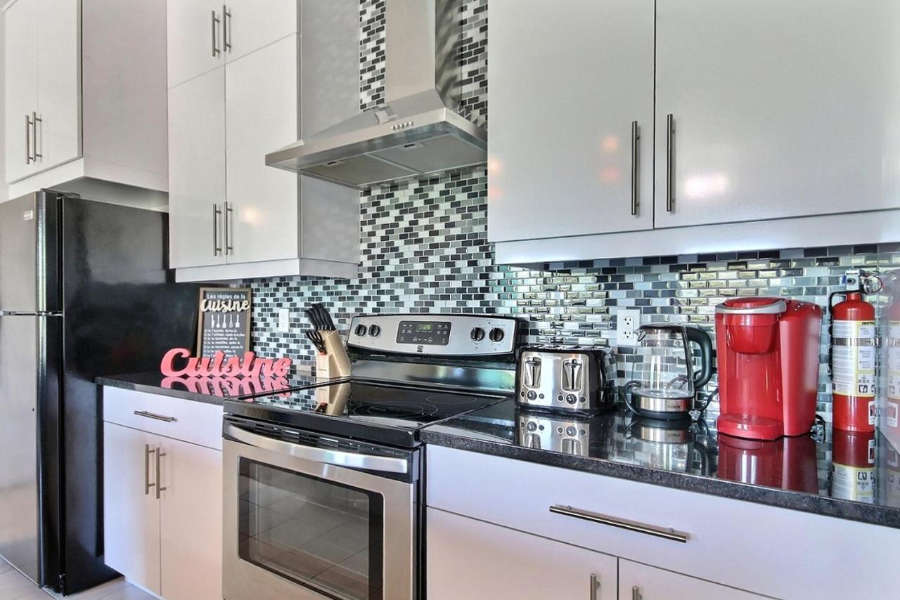 Good Vibes Only -Modern And Spacious 2 Bedroom Condo 4 Beds Free Parking, Gym Québec Zewnętrze zdjęcie