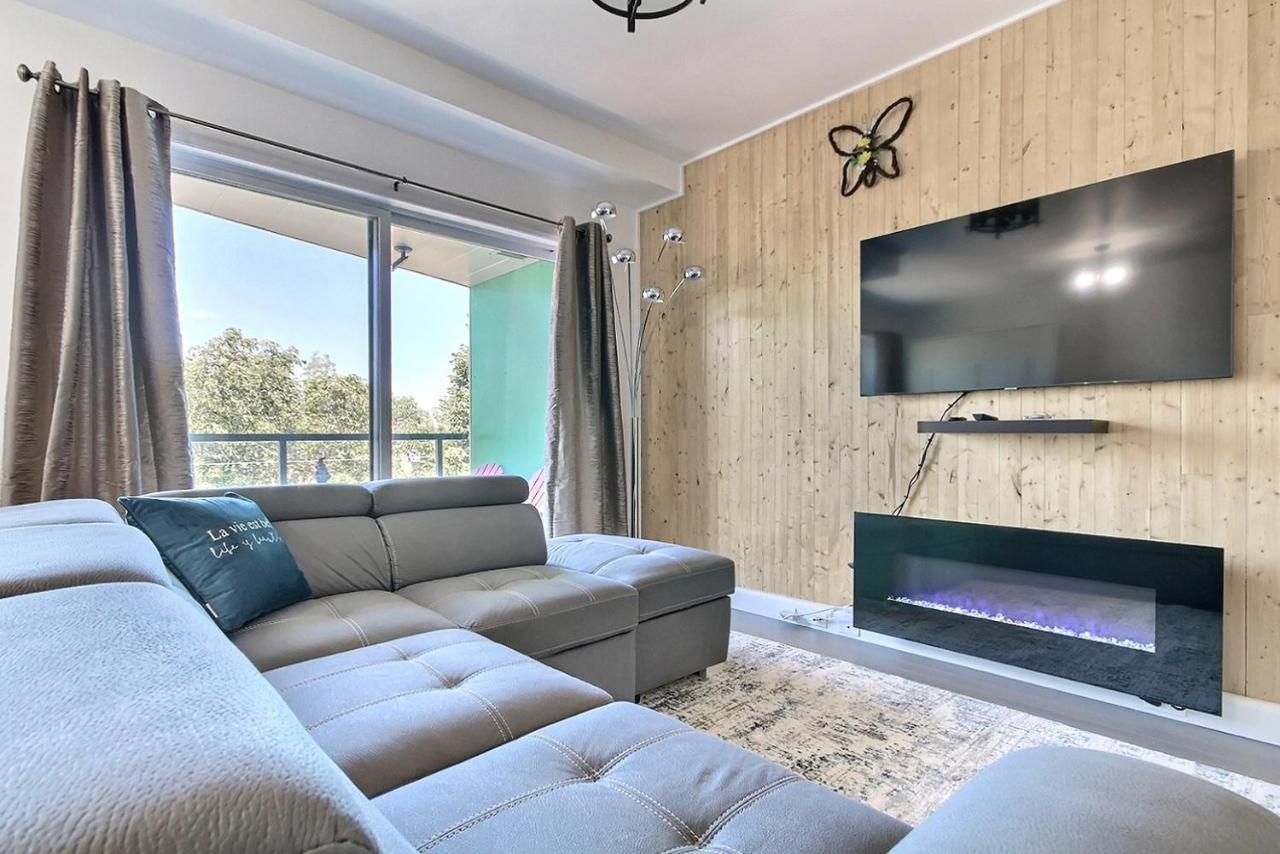 Good Vibes Only -Modern And Spacious 2 Bedroom Condo 4 Beds Free Parking, Gym Québec Zewnętrze zdjęcie