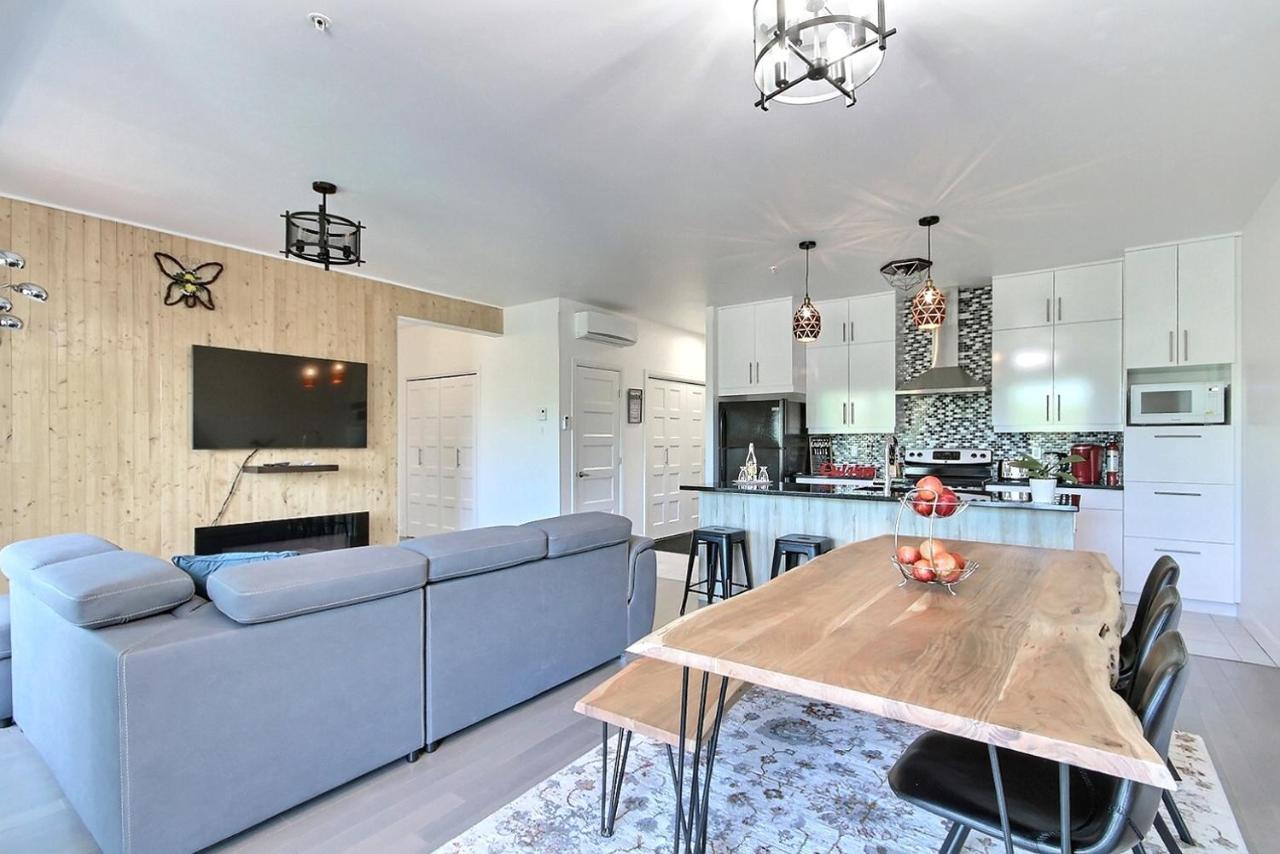 Good Vibes Only -Modern And Spacious 2 Bedroom Condo 4 Beds Free Parking, Gym Québec Zewnętrze zdjęcie