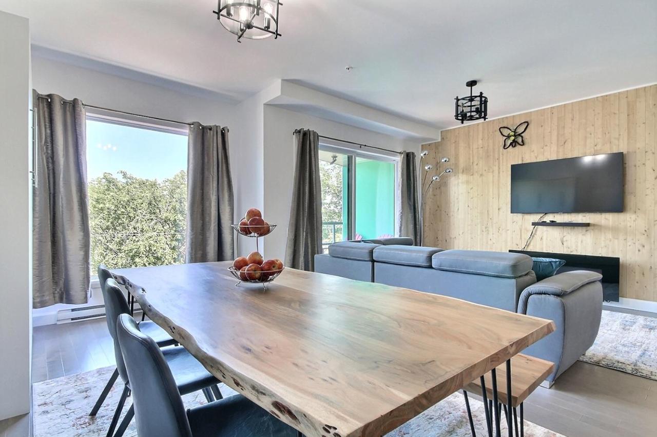 Good Vibes Only -Modern And Spacious 2 Bedroom Condo 4 Beds Free Parking, Gym Québec Zewnętrze zdjęcie